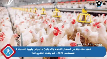قفزة مفاجئة في أسعار اللحوم والدواجن والبيض بليبيا السبت 2 أغسطس 2025.. كم بلغت التغييرات؟